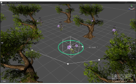Instance edition in perspective view