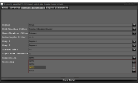 Importer Textures Options UI